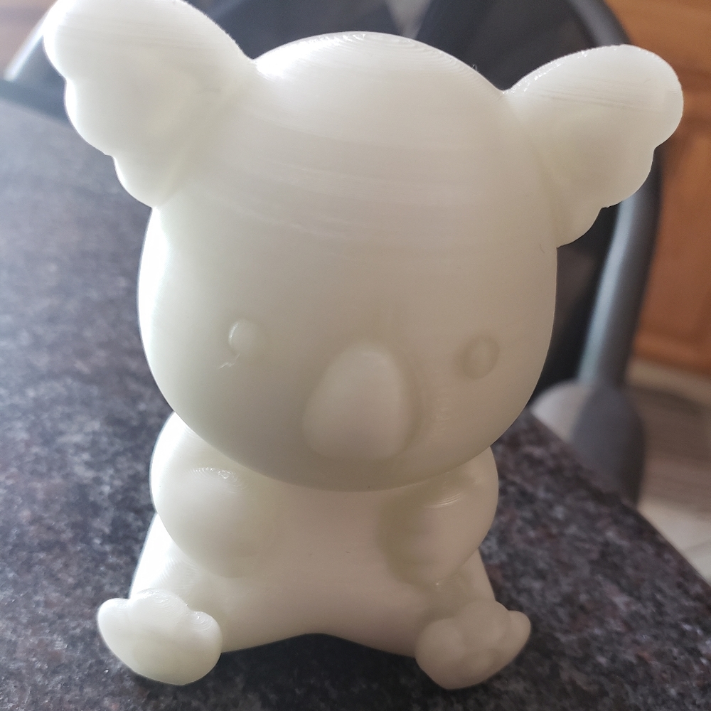 Adorable Glow In The Dark Koala Bear Figure -  3D printed - Picture 2 of 3